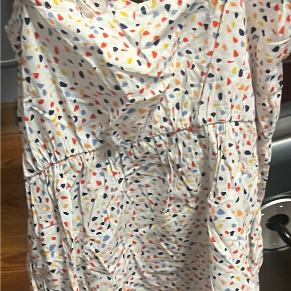 Colorful Polka Dot Button-Down Dress - Picture 2 of 3